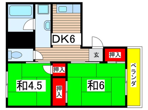 シティハイム第３ＡＰの物件間取画像